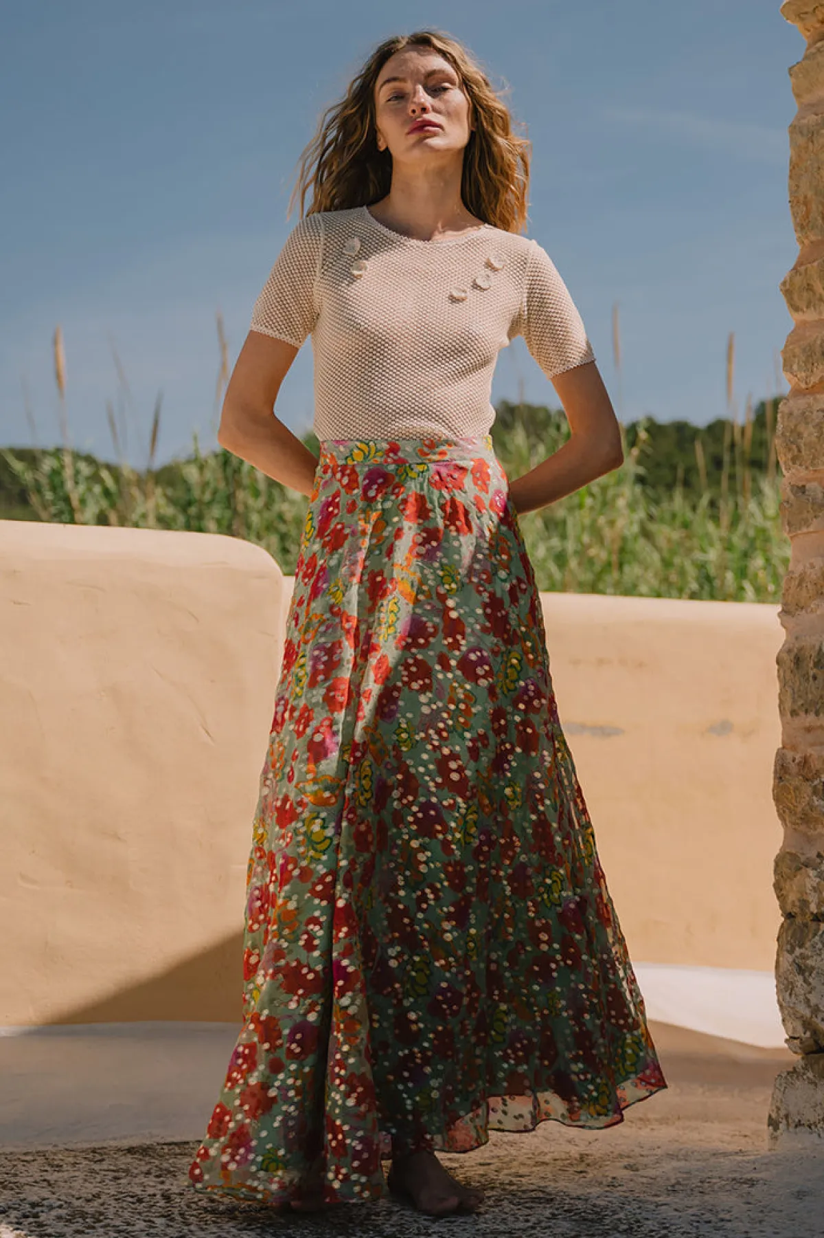 Soler Bea Semi-circle Maxi Skirt | Made to Order