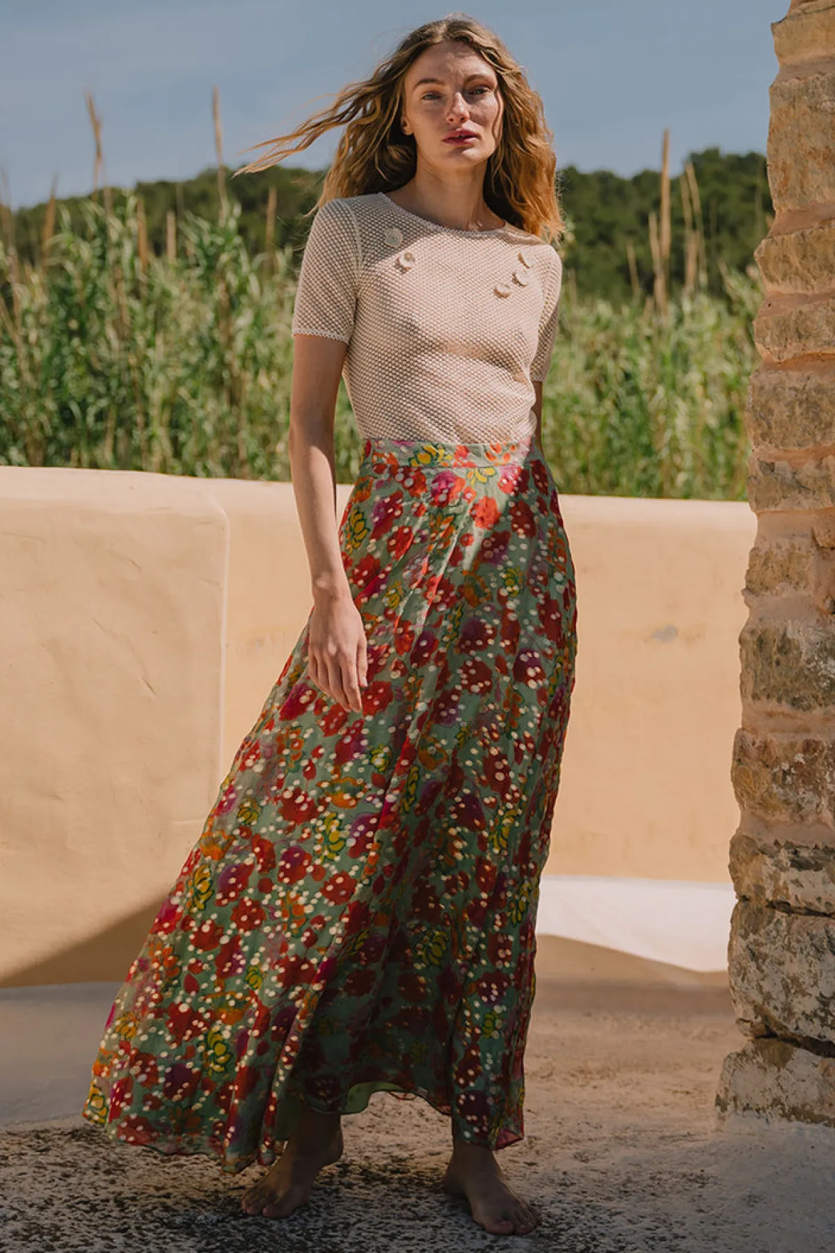 Soler Bea Semi-circle Maxi Skirt | Made to Order