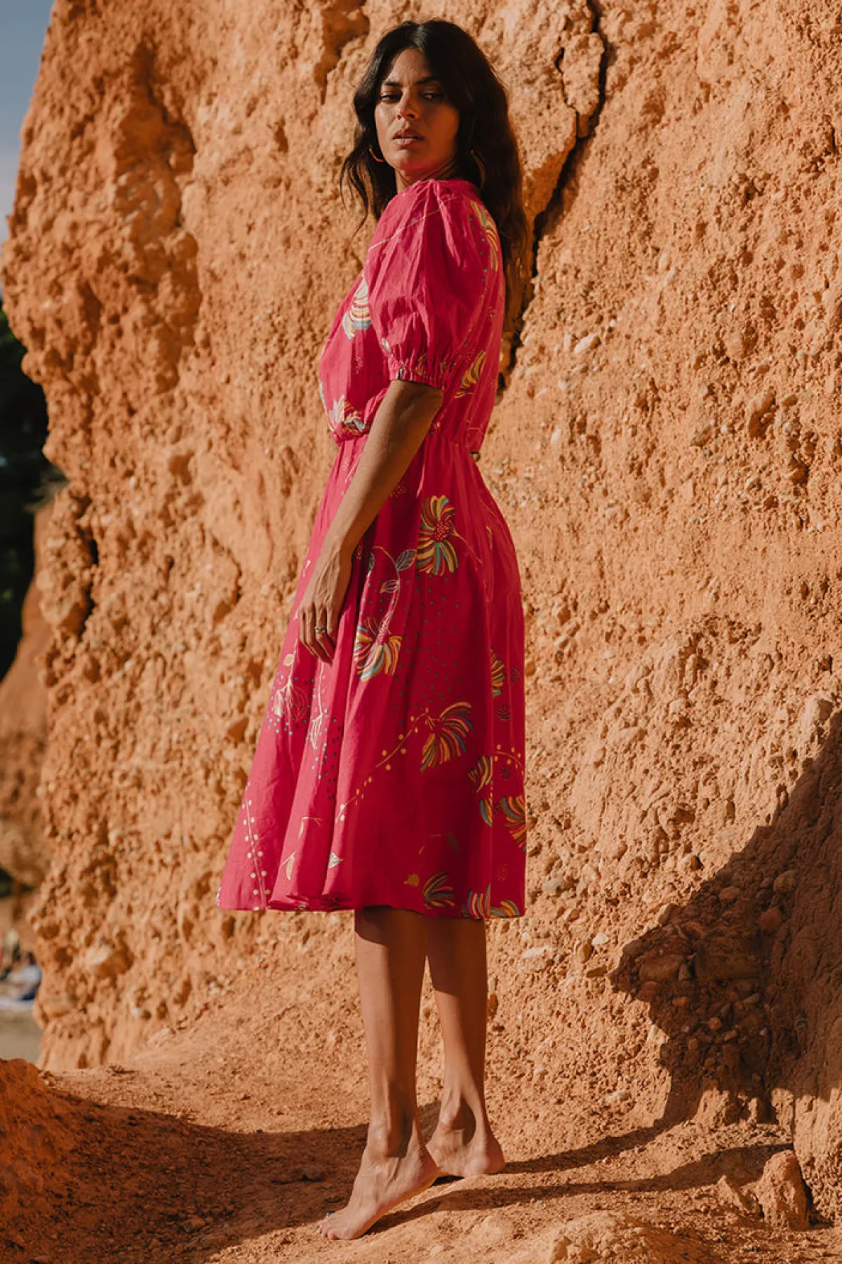 ines_short_sleeve_knee_length_dress__made_to_order_2.webp Soler Ines Short Sleeve Knee Length Dress | Made to Order