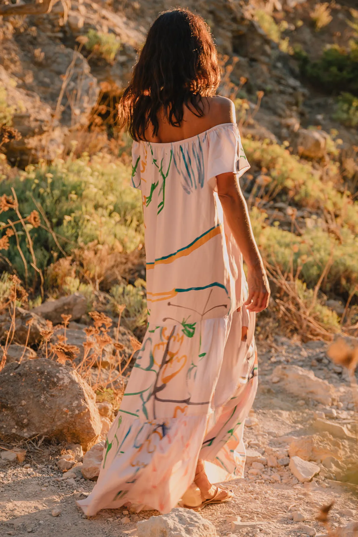 thalia_flair_sleeve_maxi_dress__bespoke_it_2.webp Soler Thalia Flair Sleeve Maxi Dress | Bespoke it!